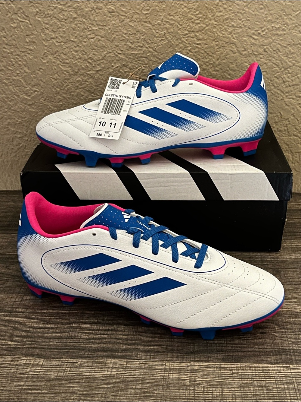 Adidas Goletto IX Soccer Multicolor Cleats Men’s Size-10